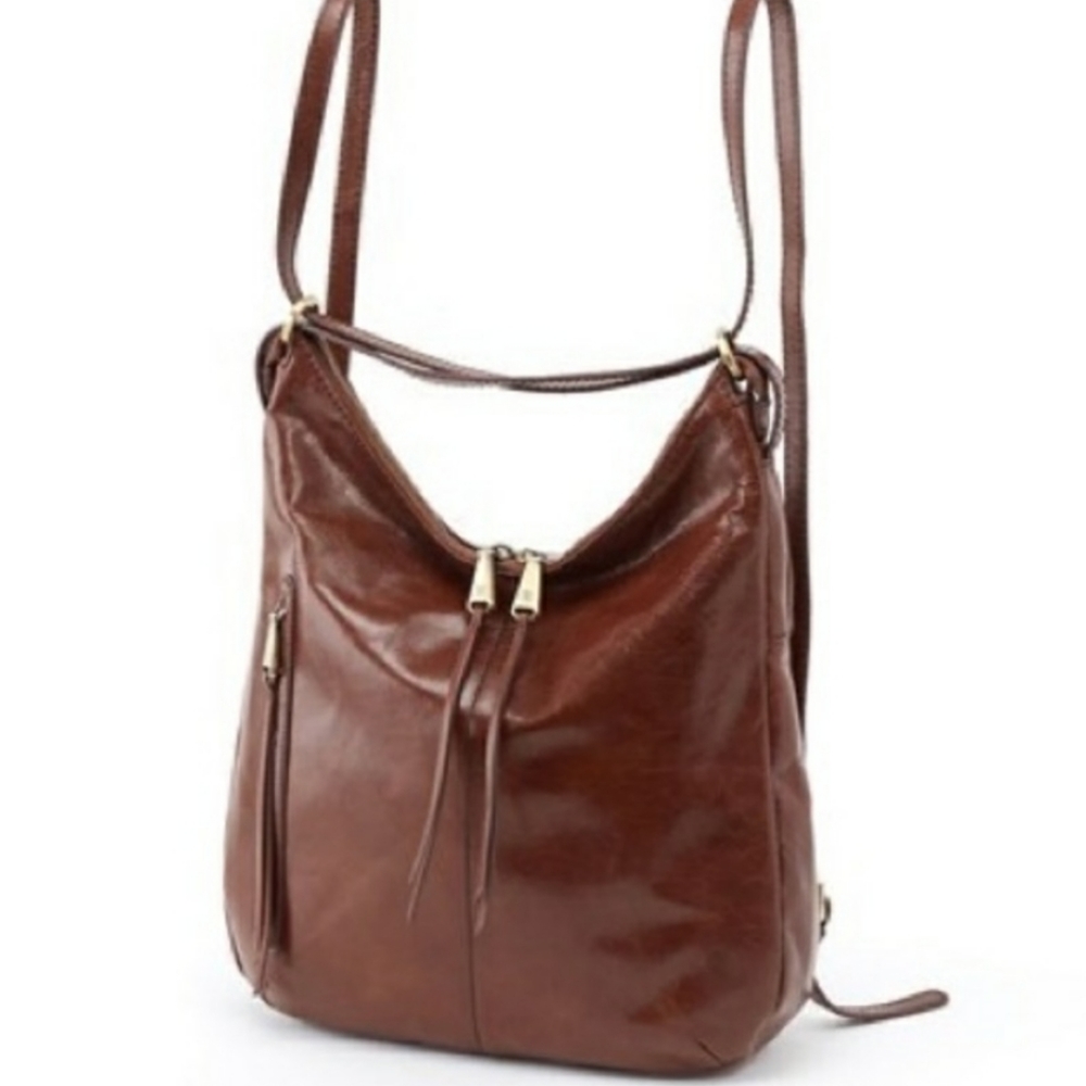 HOBO Brown Leather Merrin Convertible Bag